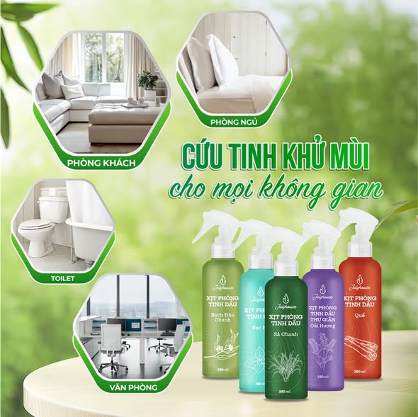 Xịt ph&ograve;ng tinh dầu Julyhouse