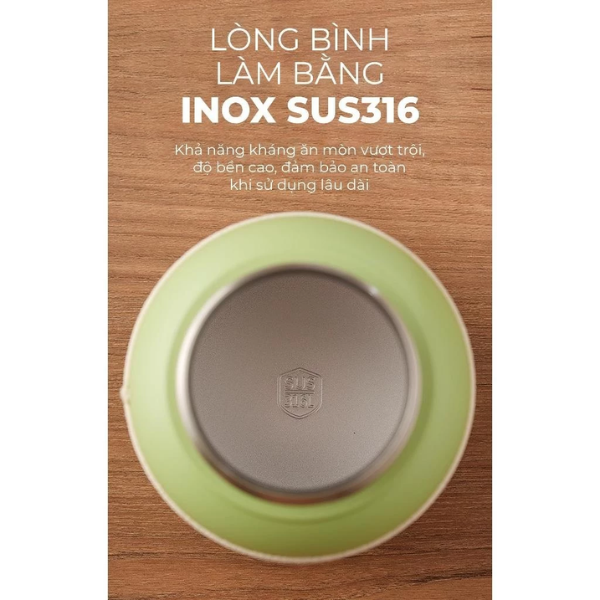 Bình Giữ Nhiệt Magic A-025TR 580ml – Inox 304 Cao Cấp, Giữ Nhiệt Lâu, Thiết Kế Sang Trọng